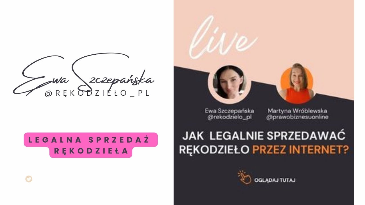 Legalna sprzedaż rękodzieła