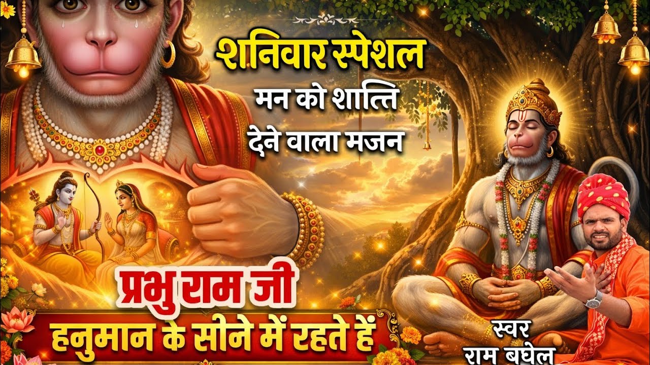 शनिवार स्पेशल 🔥 हनुमान जी के सीने में विराजे प्रभु राम | Powerful Hanuman Bhajan 2026