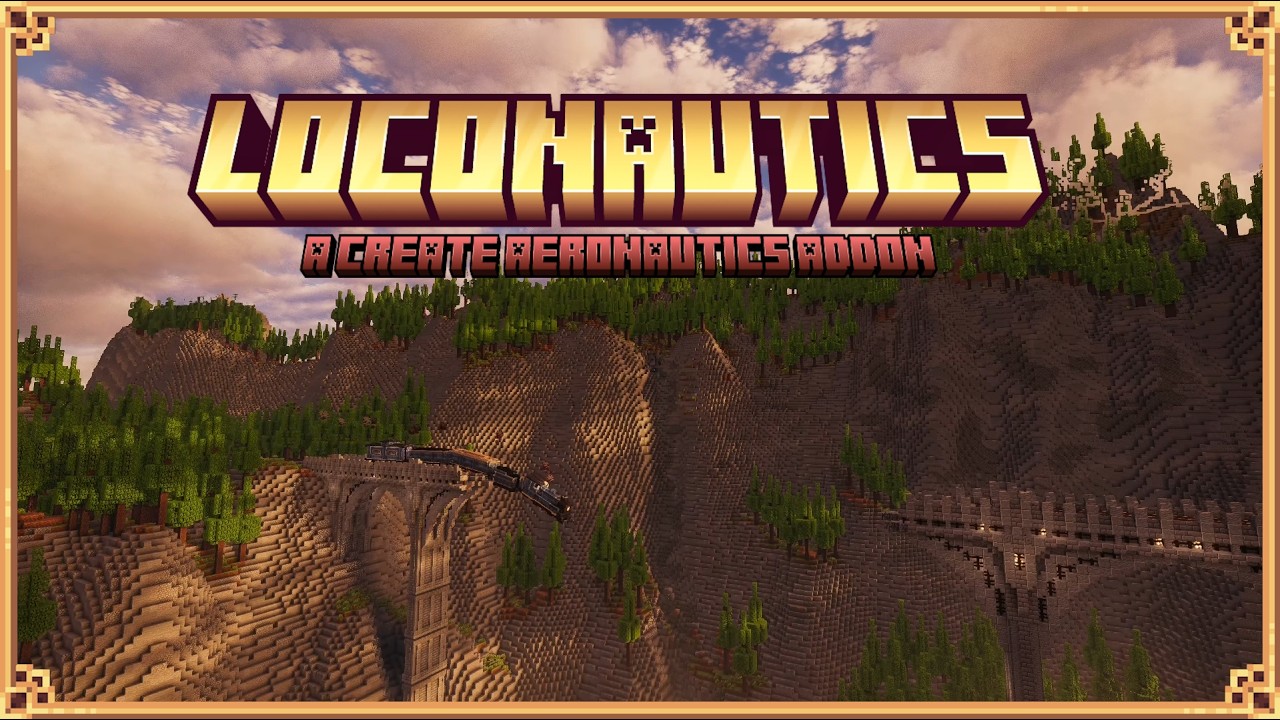 Loconautics Trailer #2 - Derailment - A Create Aeronautics Addon
