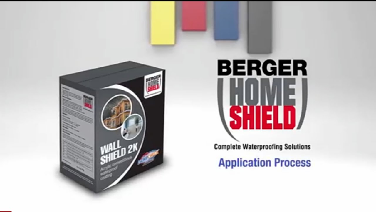 Berger wall shield 2K application Process | Berger Wall Shield 2K I Waterproofing I @habiba paint