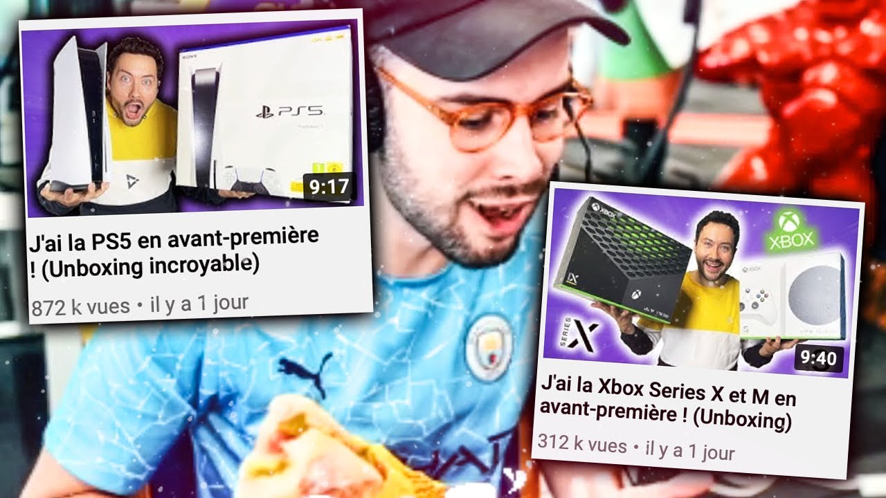JE REAGIS A UN UNBOXING DE PS5 ET XBOX X SERIES