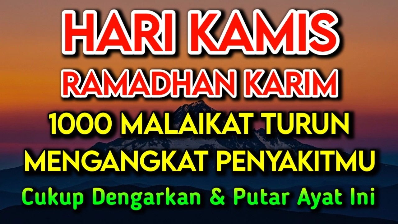KUN FAYAKUN🔴 CUKUP PUTAR 1X AY4T INI INSYAALLAH PENY4KIT LANGSUNG S3MBUH TOTAL❗