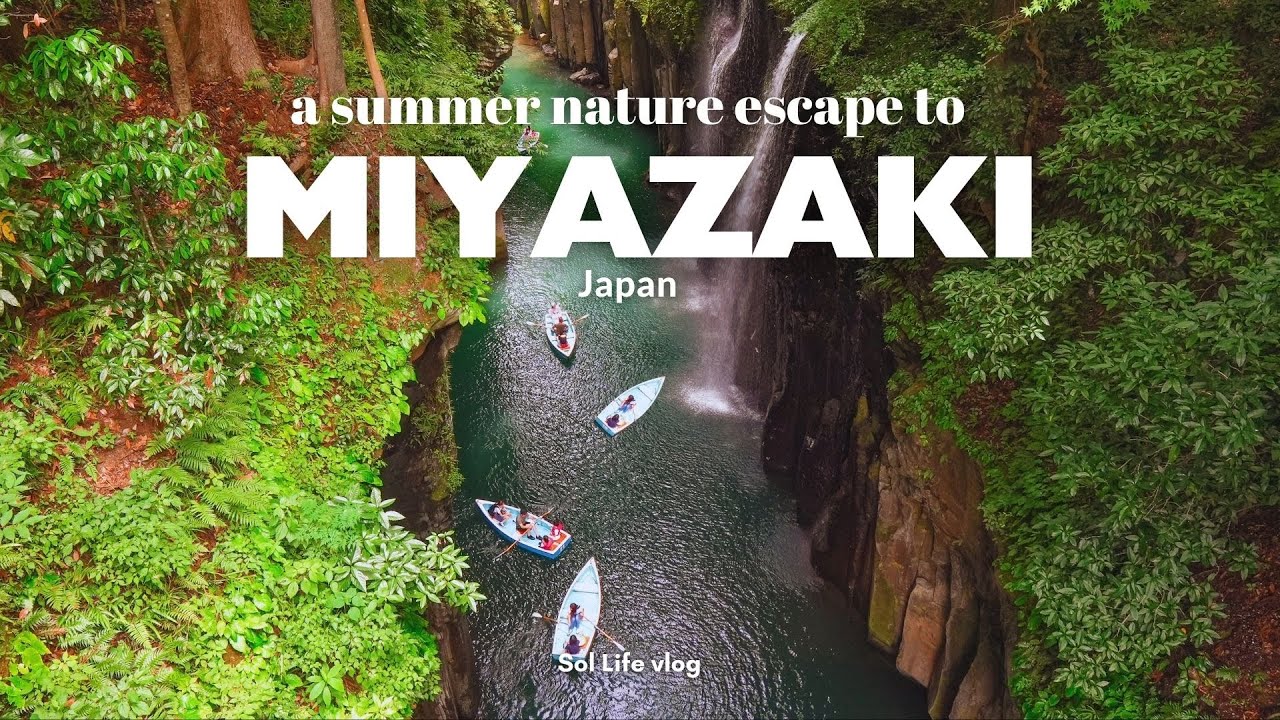 Nature escape to Miyazaki, Japan | Unique train rides, Takachiho Gorge, Aoshima | Japan VLOG