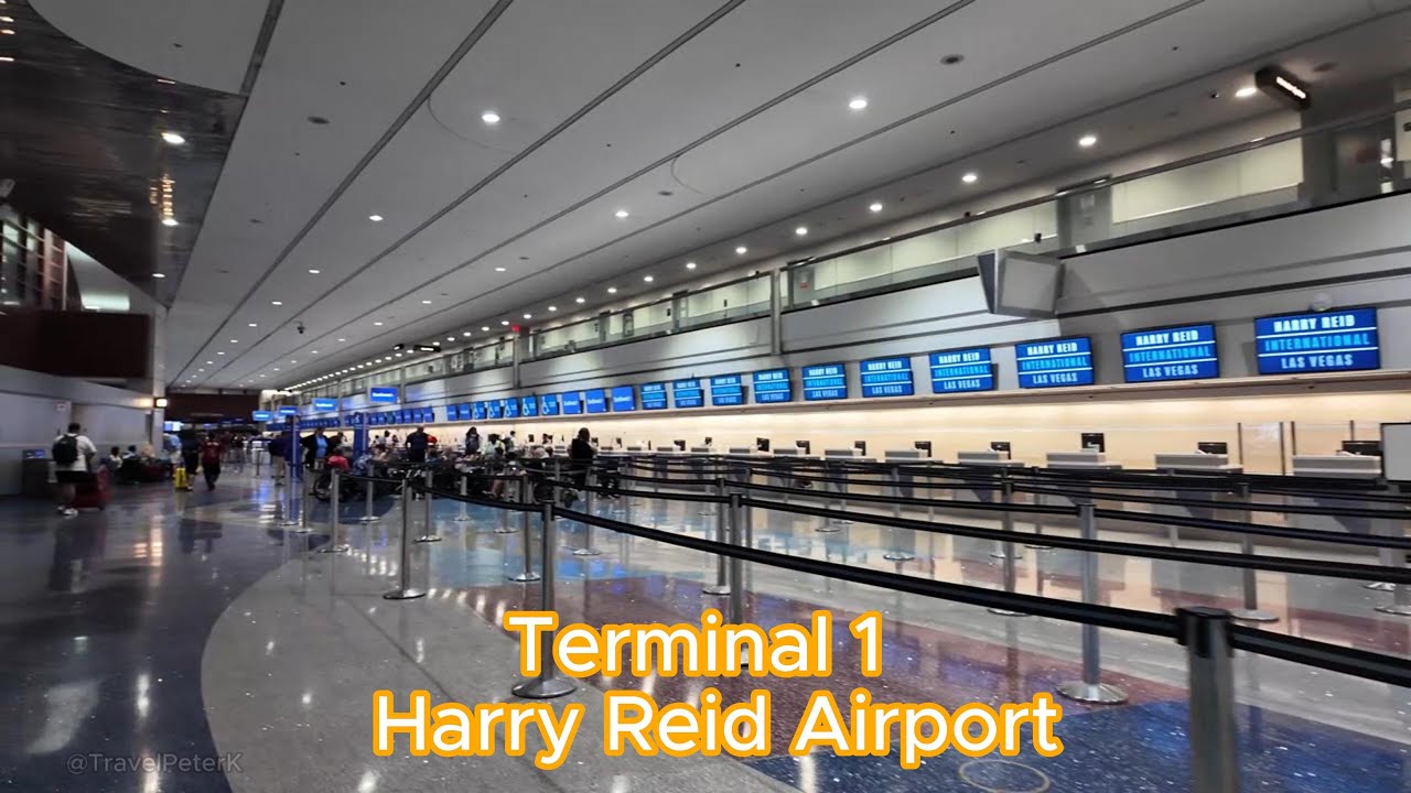 Terminal 1 at Harry Reid Airport in Las Vegas