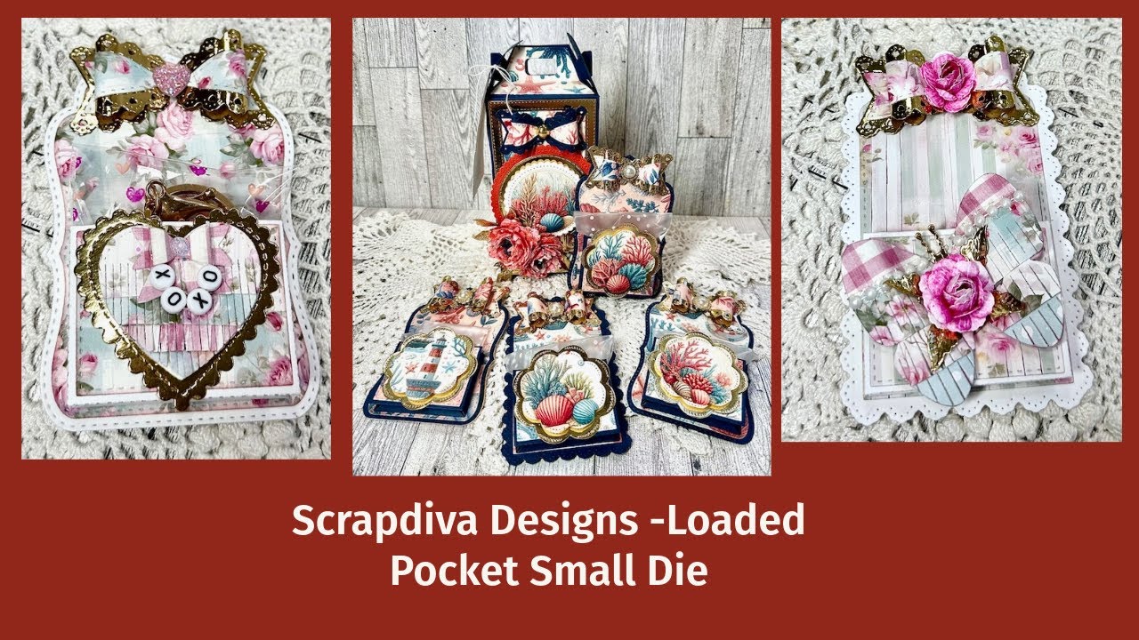 Scrapdiva Designs-Loaded Pocket Small Die Set