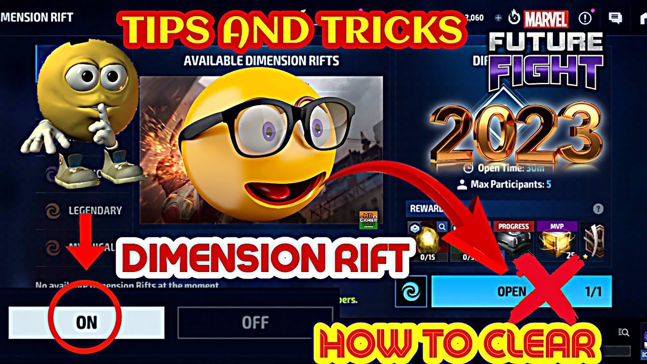 (HINDI) how to clear 👉 DIMENSION RIFT TIPS and TRICKS 2023 😎 in Marvel future fight Mr GAMER VINES 👍