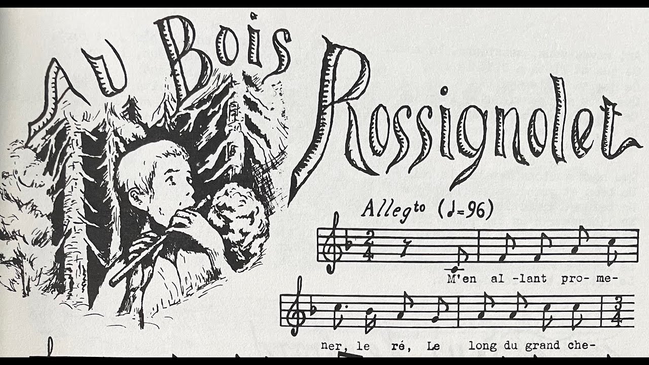 A French traditional song, but is it a Quebec or an Acadian song?