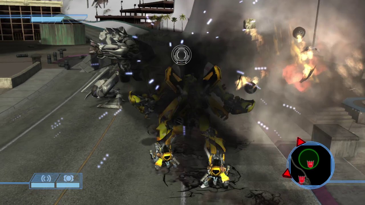 Transformers: The Game: Hoover Dam Mod: Autobot campaign: Level one (High-rez map) (RPCS3 Version)
