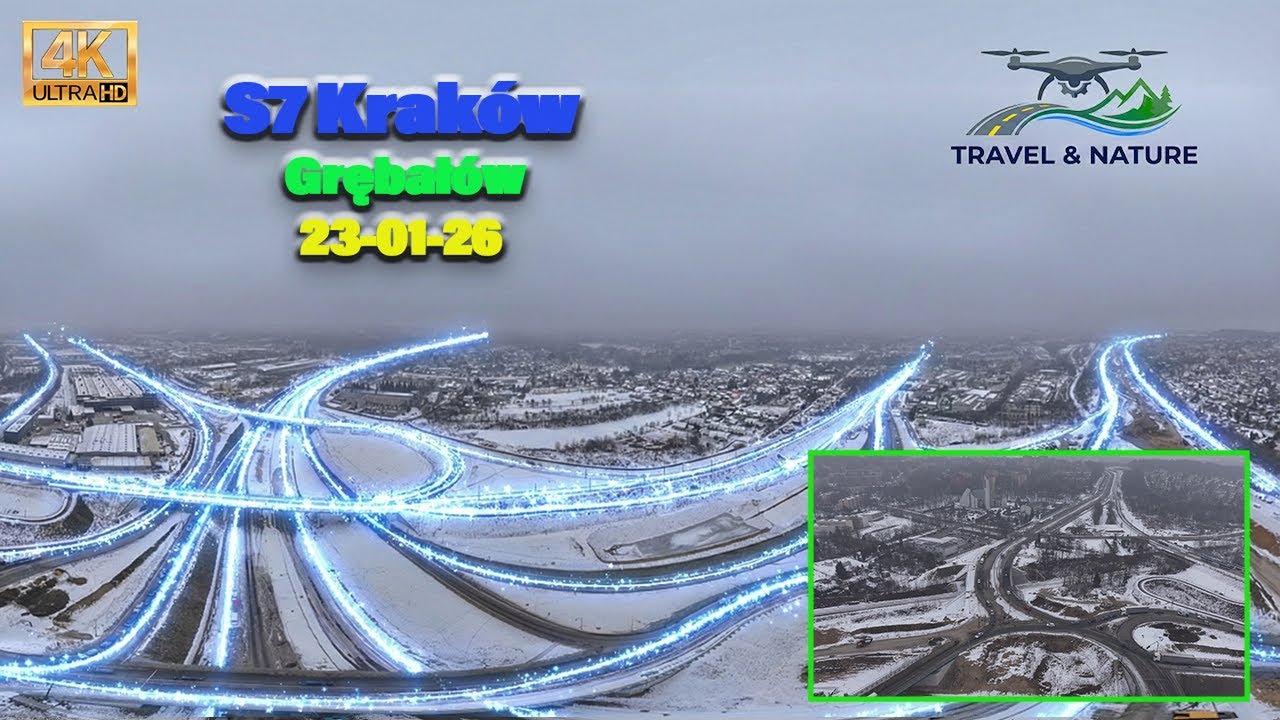 Budowa #S7 #Widoma #Kraków Węzeł Grębałów Przelot bez komentarza ;-)