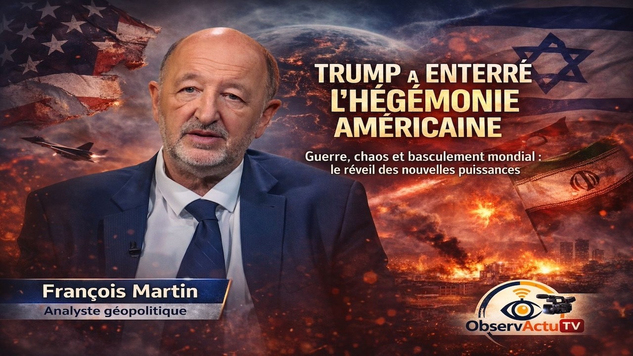 Trump pi&eacute;g&eacute; ? Iran sous-estim&eacute; et fin de l&rsquo;h&eacute;g&eacute;monie am&eacute;ricaine : Fran&ccedil;ois Martin