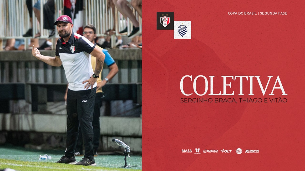 COLETIVA | JEC 1x0 CSA | Entrevista com Serginho Braga, Thiago e Vitão.