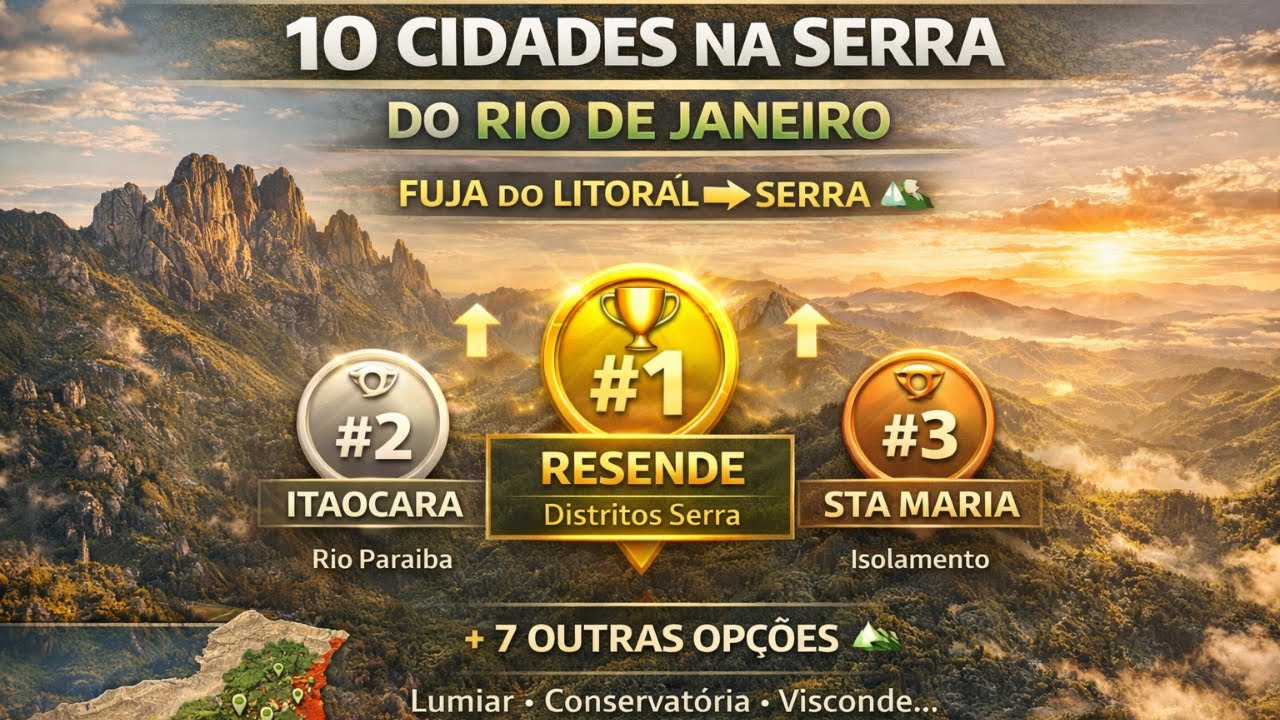Mapa do Colapso: Essas 10 Cidades do RJ Podem Te Salvar em Uma Crise Real