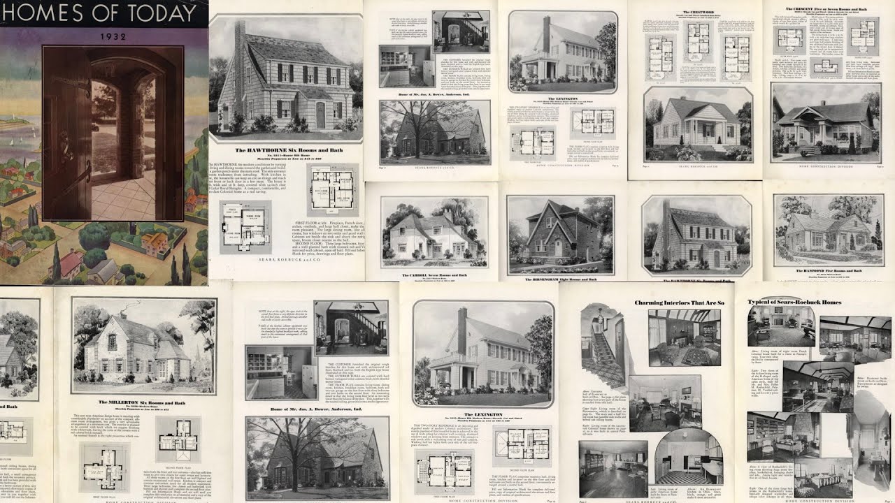 Sears Roebuck 1932 House Catalog | Homes of Today | Kit Homes & Floor Plans