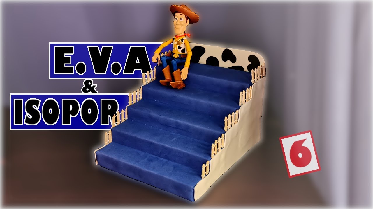 DIY - APARADOR/ESCADA PARA DOCES - TOY STORY