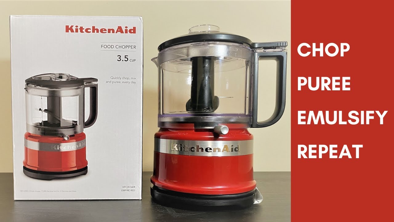 Kitchen Aid - KFC3516ER - 3.5 cup Mini Food Chopper