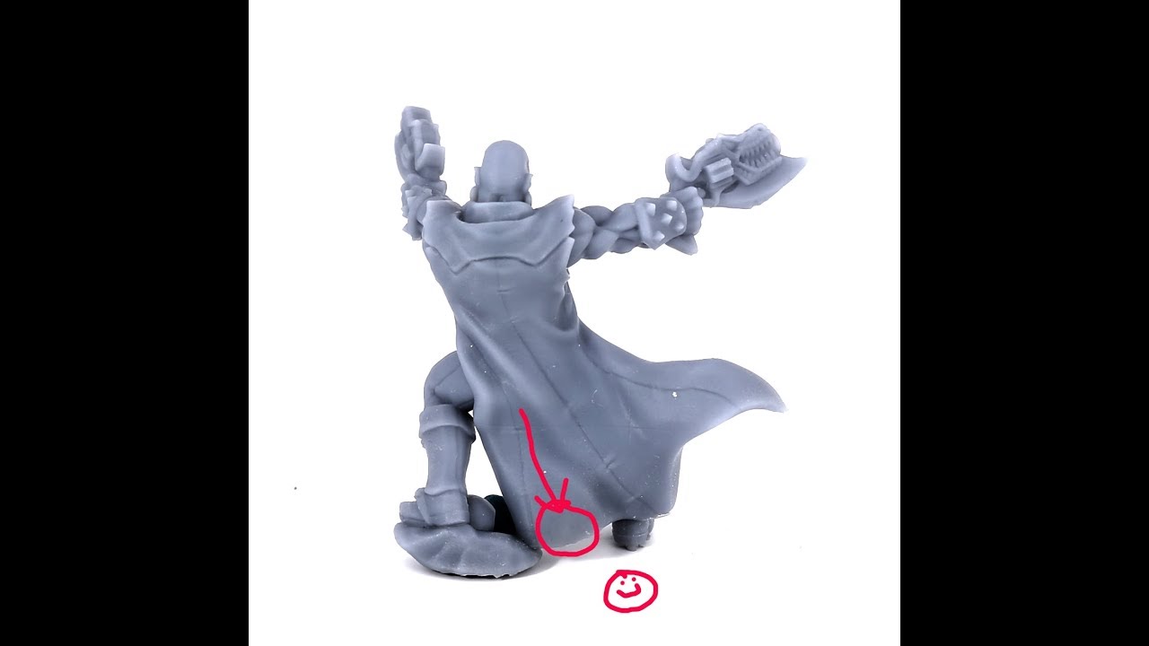 How to repair/perfect resin prints from support damage!!!  Quick and easy and perfect!