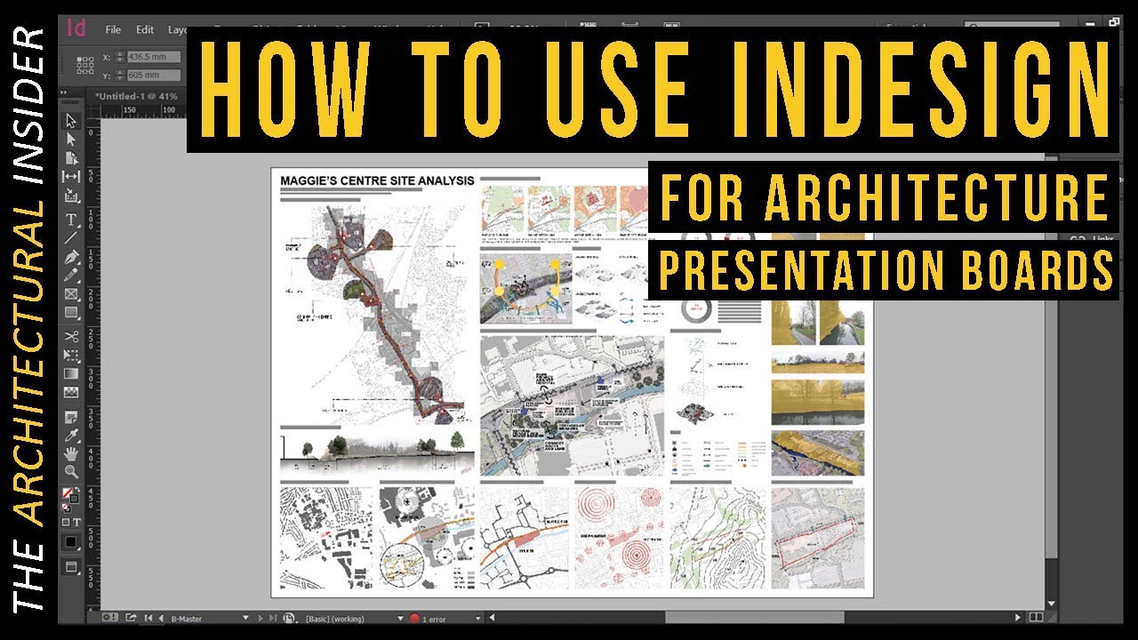 Полное руководство по использованию InDesign для создания архитектурных презентационных досок