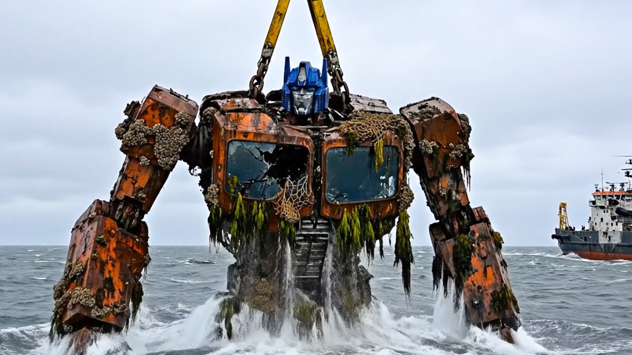 We Found & Restored a GIANT Optimus Prime Robot (Deep Sea Discovery to Full Power)