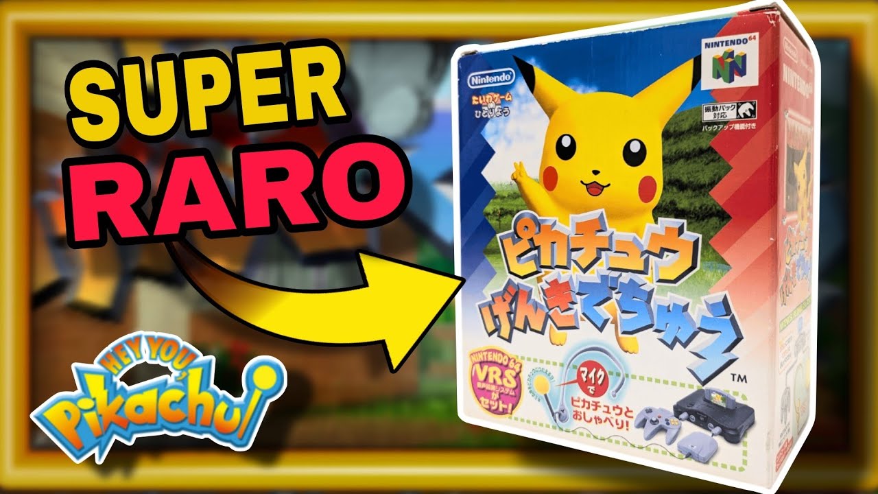 HEY YOU, PIKACHU! versión Japón COMPLETO Y 100% ORIGINAL