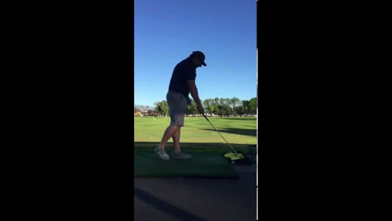 GolfBalled.com testing Nike Vapor Pro irons in TRUElinkswear Lyt Dry Shoes