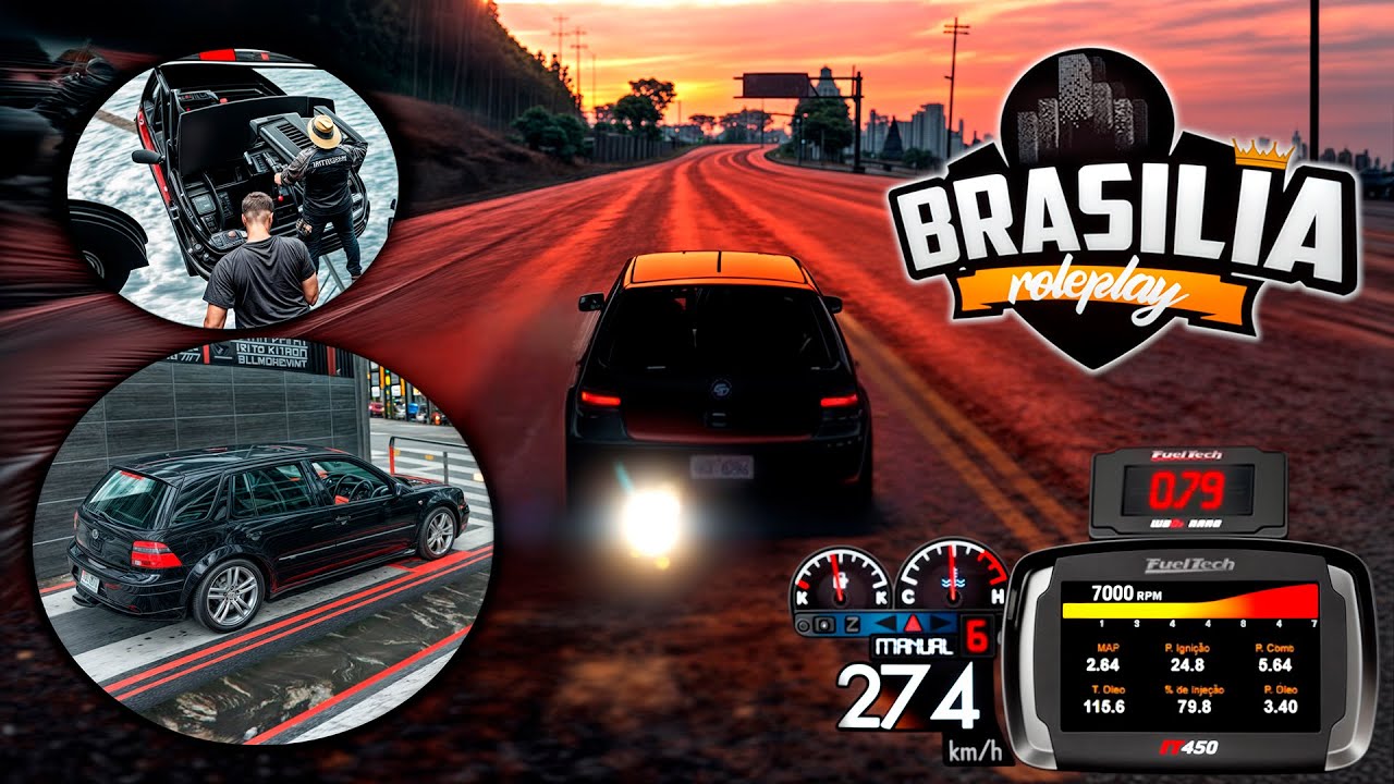 Tunei meu Golf GTI e saí pra ACELERAR! - Brasilia RP