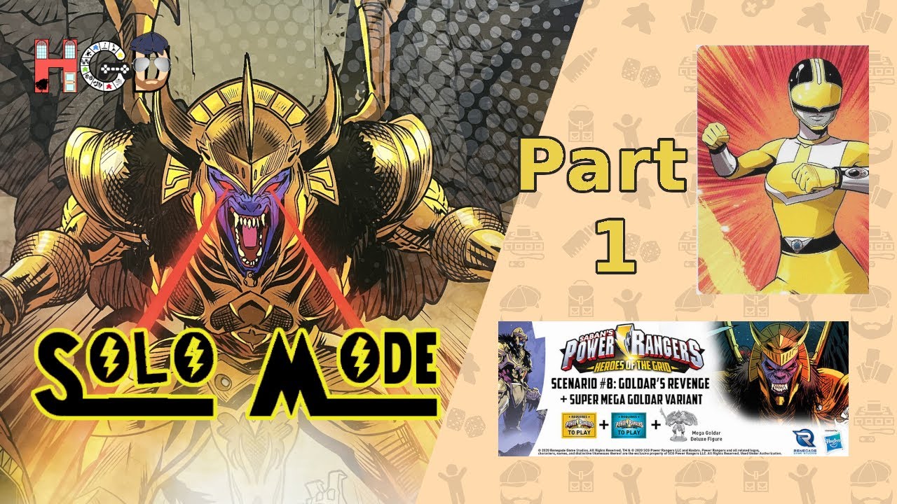 Goldar's Revenge – Part 1 – Solo Mode – Scenario 8 Power Rangers Heroes of the Grid
