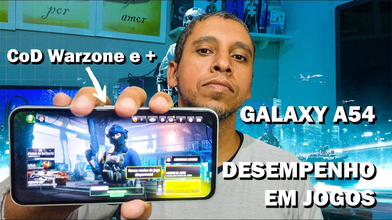 CoD Warzone, Genshim Impact e outros jogos pesados rodam bem no Galaxy A54? – Desempenho em Jogos