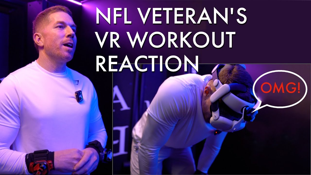 This VR Fitness Experience Left an NFL Veteran Speechless (Full Reaction)!