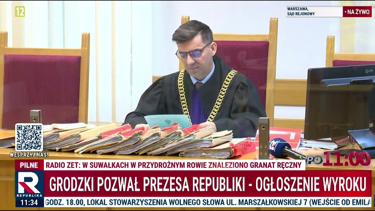 PILNE! Tomasz Sakiewicz niewinny! Grodzki przegrał!