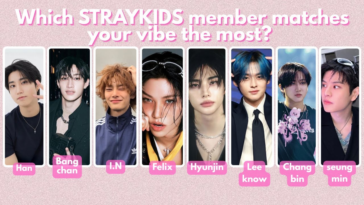 Which Stray Kids member matches your personality the most? ✨|funquiz