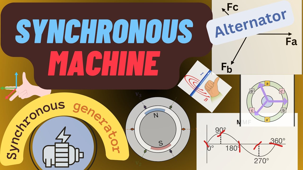 सिंक्रोनस मशीन को समझिये। Class video-1 #chepter1 #alternator #synchronousmachine #iti