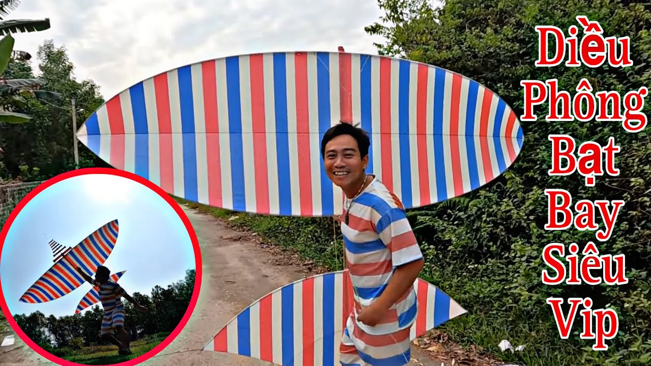 Thả Diều Phông Bạt 3M Hiền Như Bụt Cõng Sáo Bò Điên