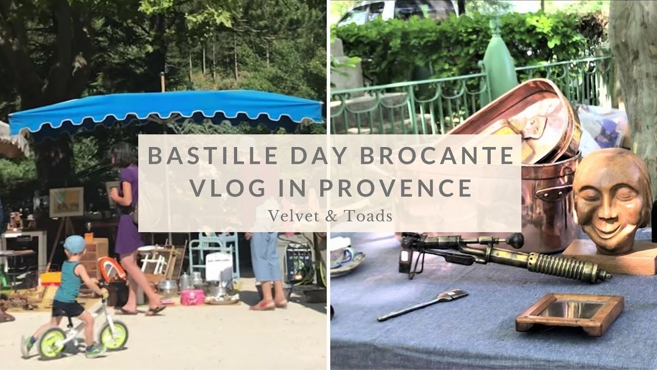 Vintage French country home decor | French brocante vlog in Provence