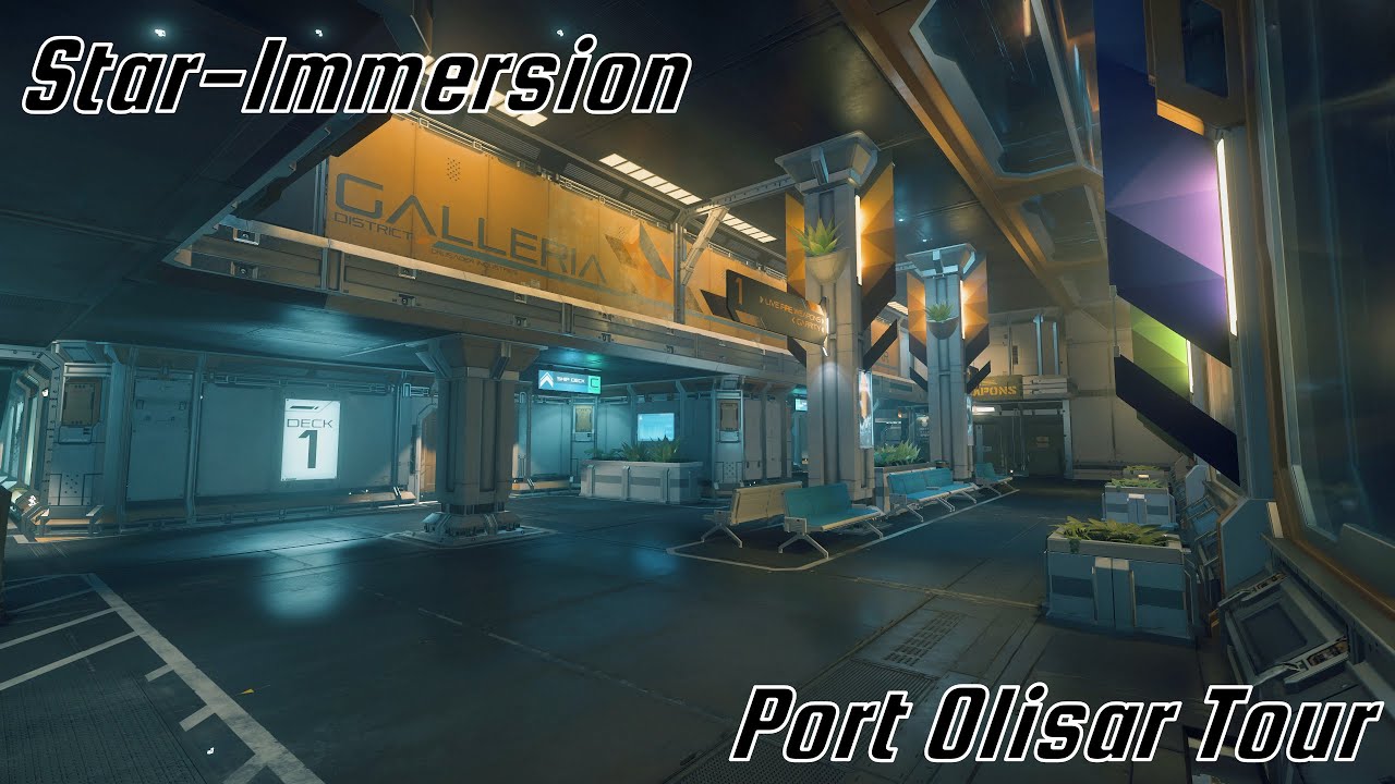 Star Citizen - Immersion Longplay - Port Olisar Walking Tour