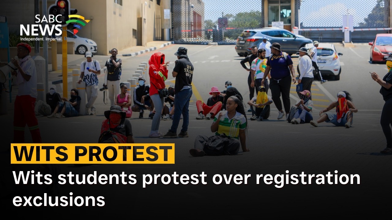 Wits students protest over registration exclusions