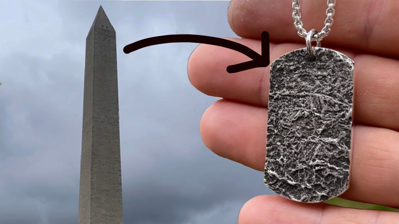 Making a Dog Tag from the Washington Monument