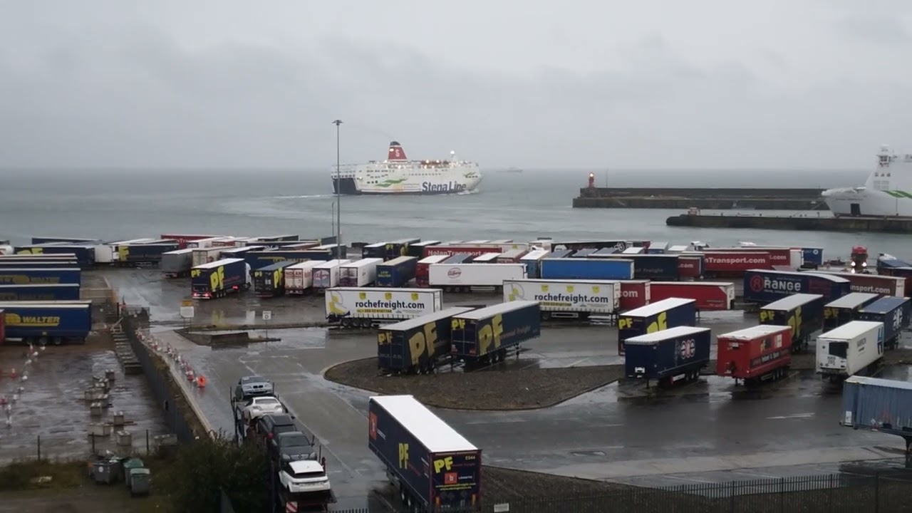 Stena Europe actual final departure from Rosslare Harbour