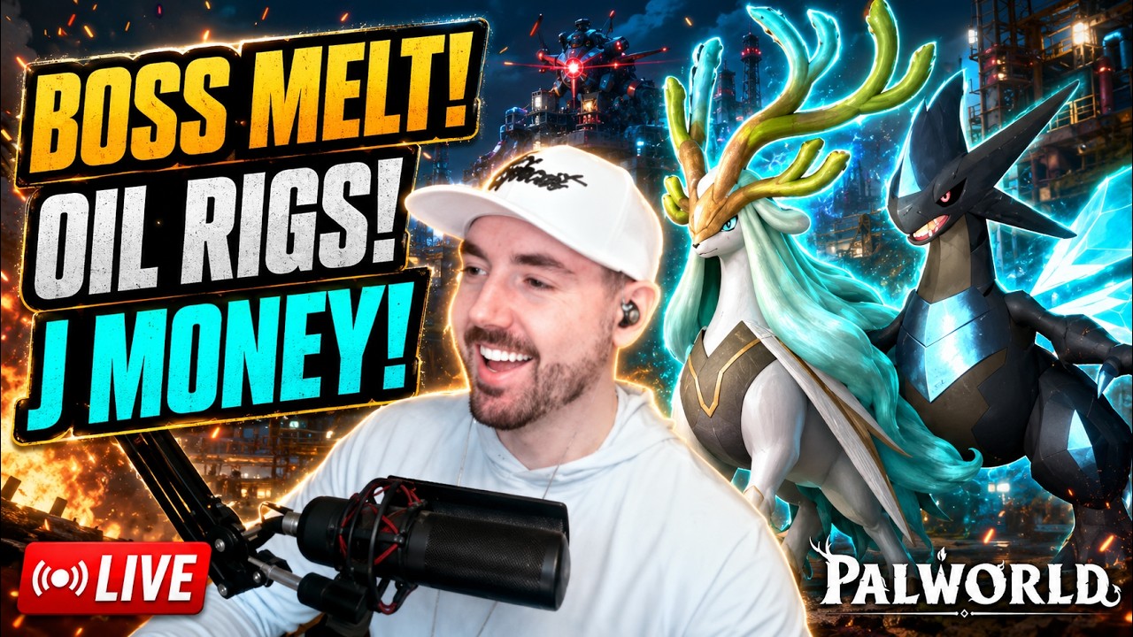 Conquering the Final Oil Rig & Raid Boss Battles | Palworld Live