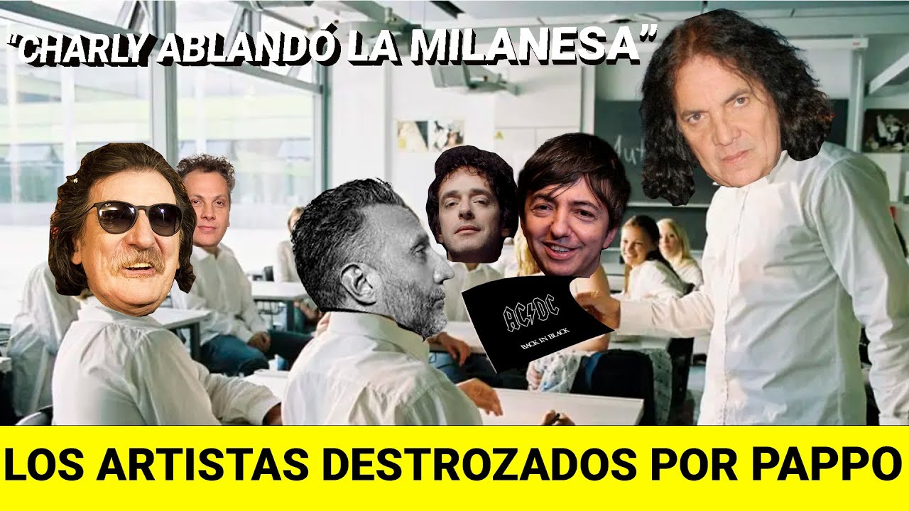 Los artistas destrozados por Pappo