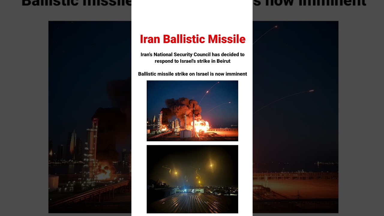 🚨🚨🚨 Iran's National Security Council has decided to respond to Israel's strike in Beirut Ballistic
