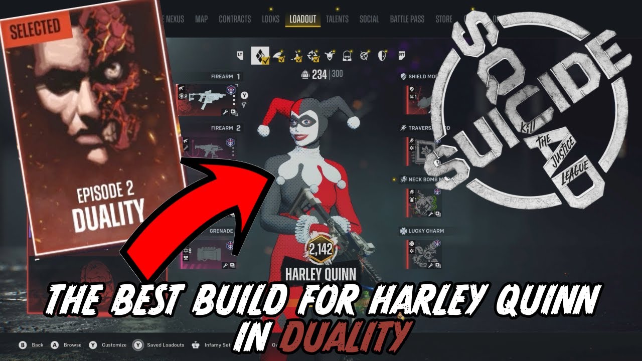 Лучший билд для Харли Квинн в Duality - Suicide Squad Kill the Justice League