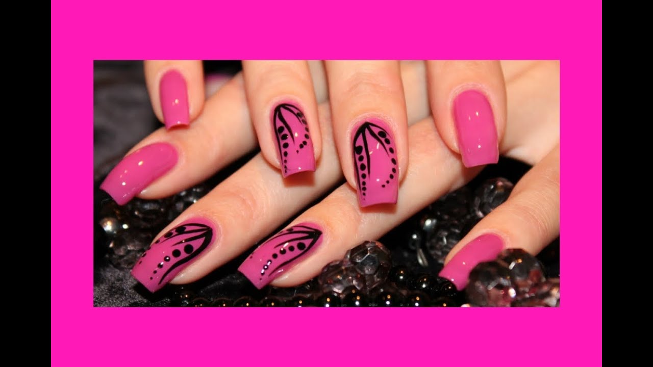 DIY EASY Nail Art Tutorial - Красивый и легкий дизайн ногтей