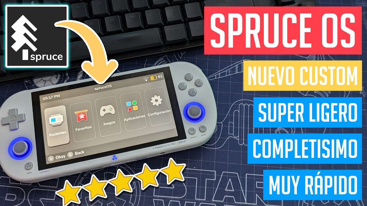 🕹️ spruceOS el MEJOR y MAS COMPLETO Custom Firmware para TRIMUI SMART PRO