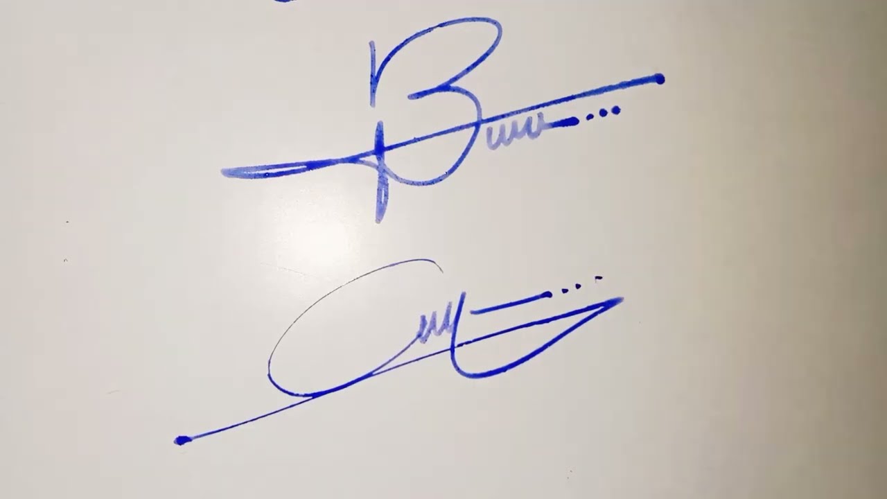 A to Z signature style // learn signature // stylish Signature design