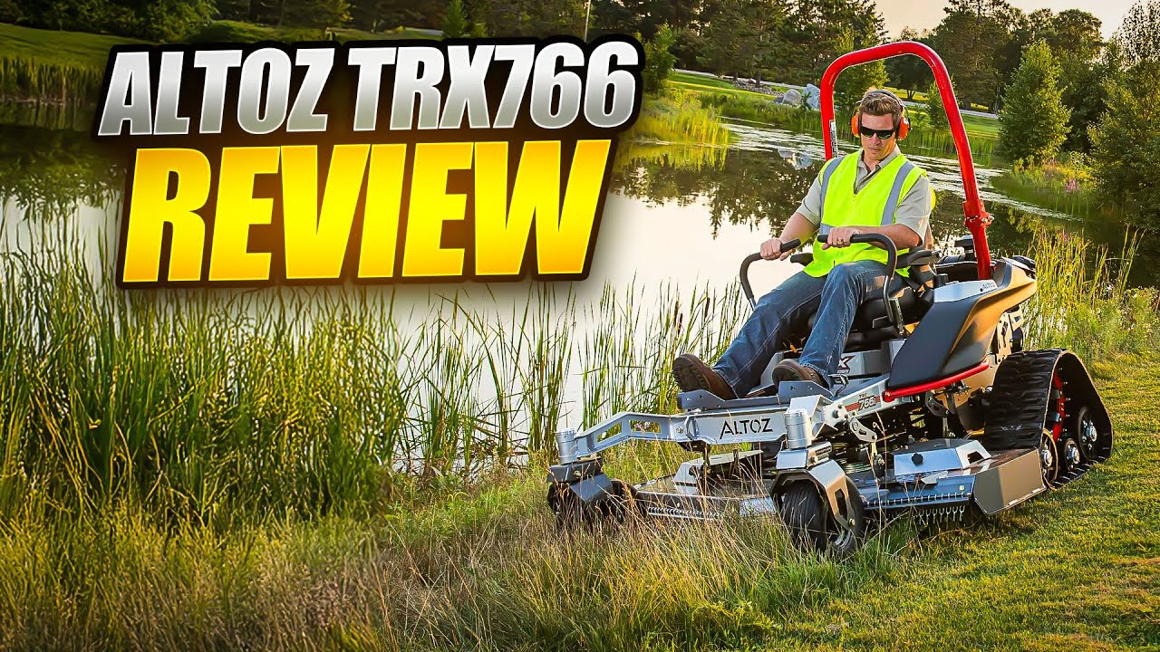Altoz TRX 766 Review: The Only Zero Turn Mower With Tracks?!