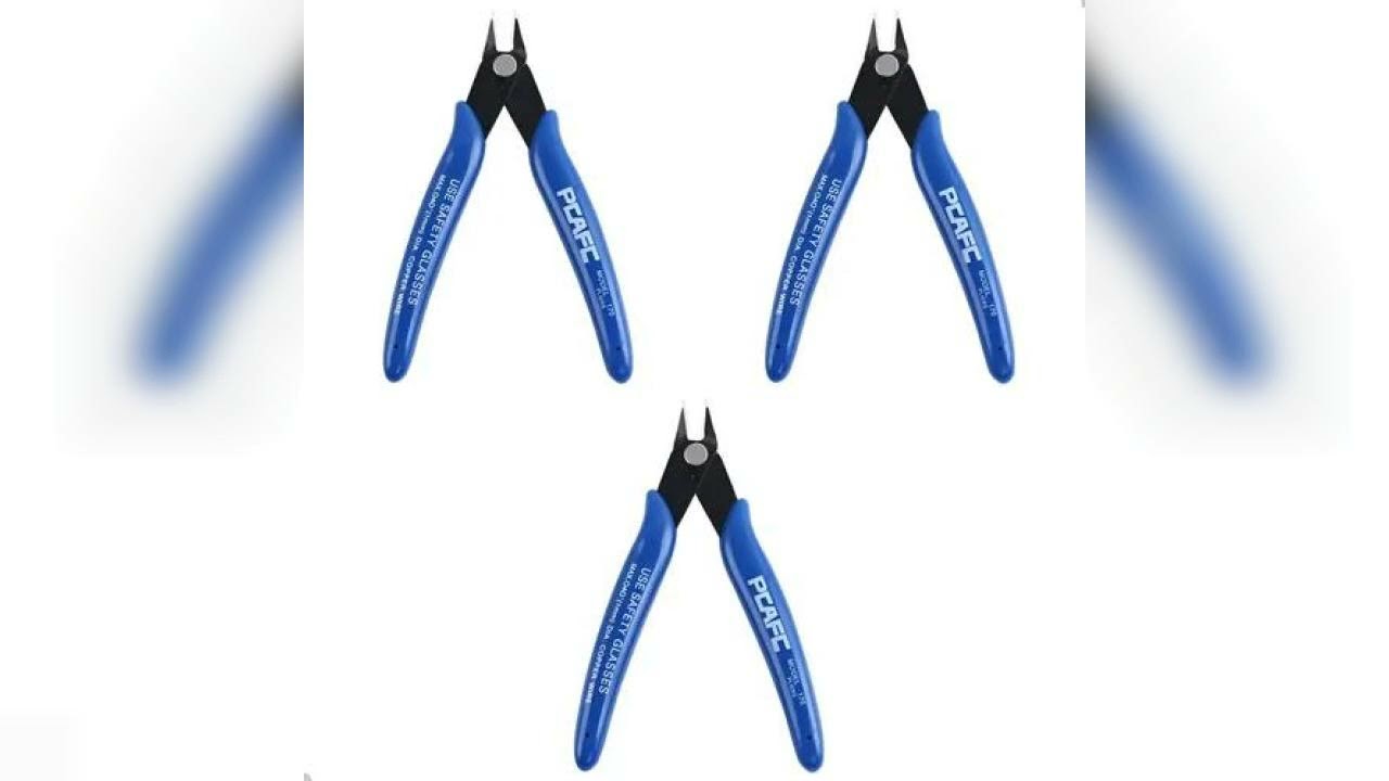 Review: Kit 3 Alicate De Corte Rente E Corte Diagonal 5 Polegadas Cor Azul