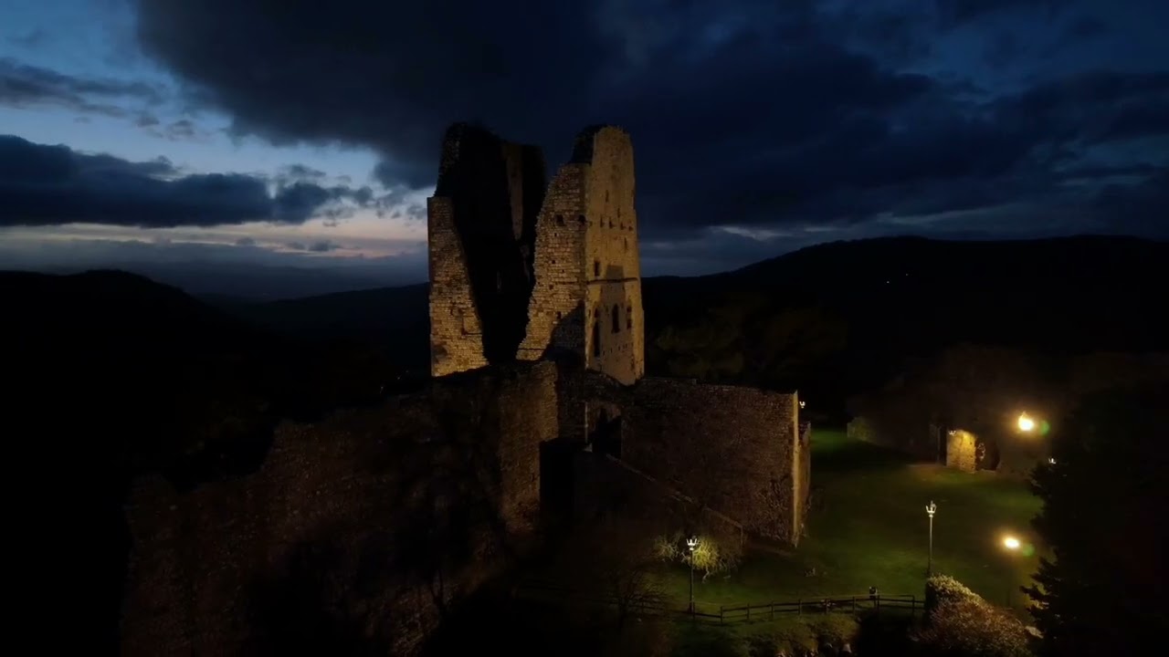 Civitella Nightscape | La maestosa Rocca illuminata