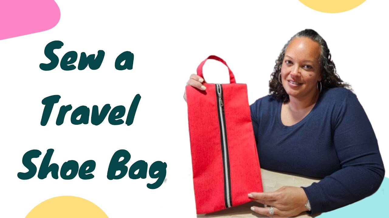 Sew a Collapsible Shoe Bag/Travel Bag - 15 Minute Project!/Sew a Collapsible Toiletry Bag