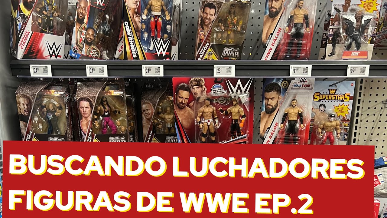 BUSCANDO LUCHADORES FIGURAS DE WWE EP.2