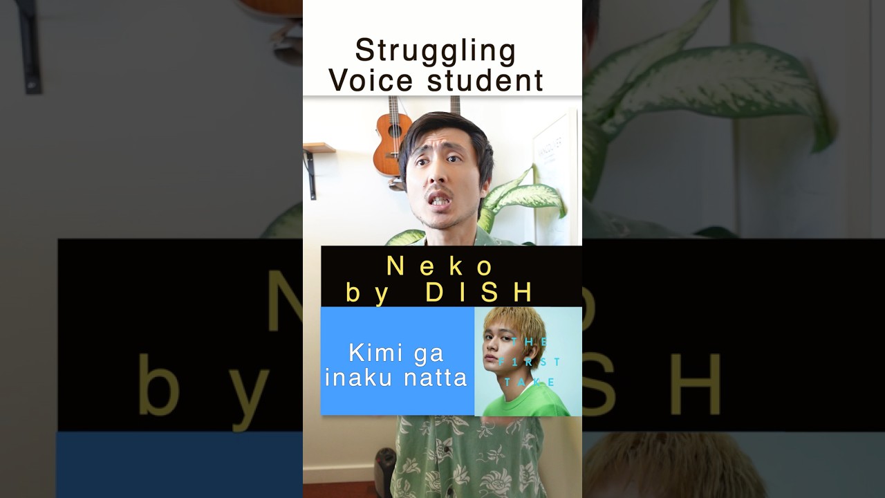 [Neko 猫 by DISH//] How to sing high notes in Japanese singing #japanesesinger #singingtips #J-pop